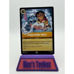 Ohana Means Family 32/204 Legendary Winterspell Disney Lorcana TCG